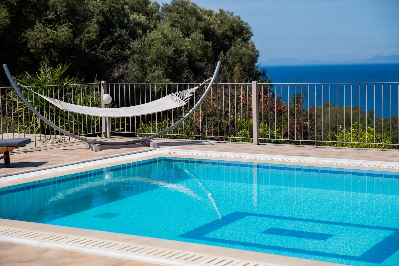 Private pool villa in Skala Kefalonia with sea views